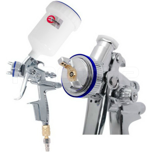 Краскопульт пневматический Intertool HVLP-II PT-0105, фото 1, цена